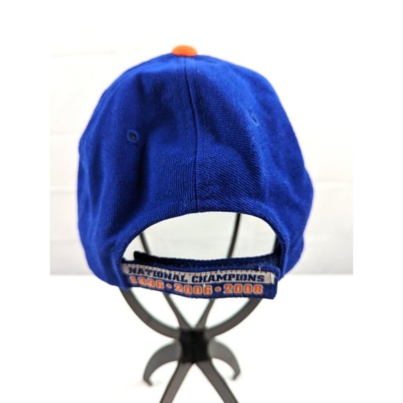 Florida Gators Hat Cap 3 Time Champions Blue White Embroidered Captivating‎ Head - Picture 6 of 11
